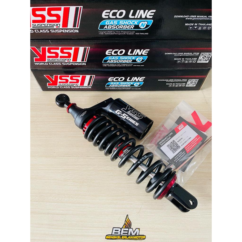Jual Shock YSS G+ G-Series Smooth 330mm Vario Click 125 / 150 BLACK ...
