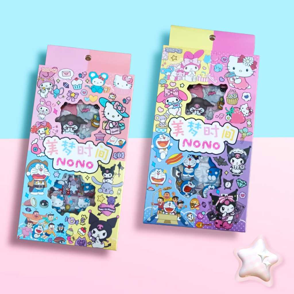 Jual Stiker Nono Momo Cici Sticker Sanrio Kuromi Melody Lotso