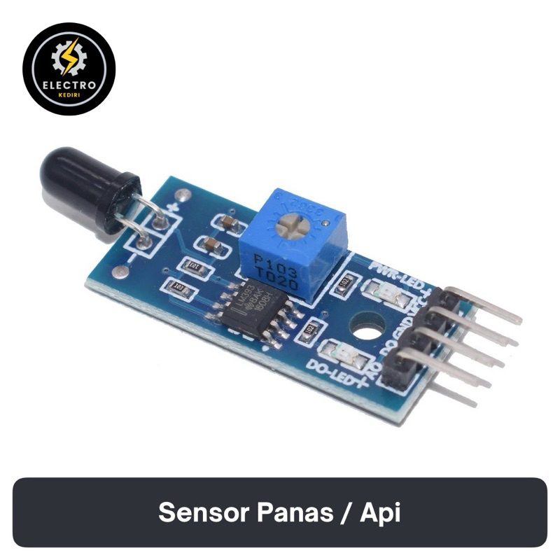 Jual sensor api arduino uno nano | IR Flame Sensor | sensor panas api ...