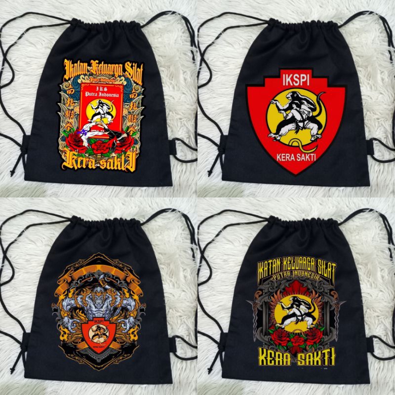 Jual Tas Tali Serut Pria Wanita Gambar Ikatan Keluarga Silat Putra