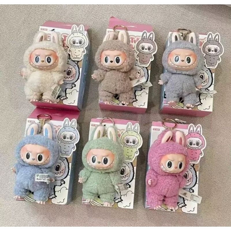 Jual (Ready Stock Instan)PopMart Labubu Macaron Lucu Boneka Monster ...
