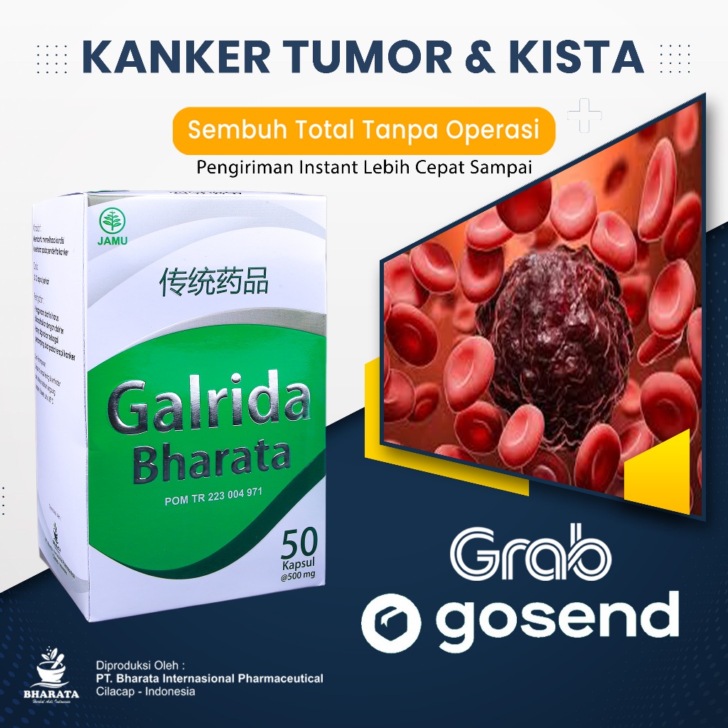 Obat Tumor Obat Kanker Ampuh GALRIDA BHARATA Original Obat Kista Benjolan Herbal Alami Bpom Halal