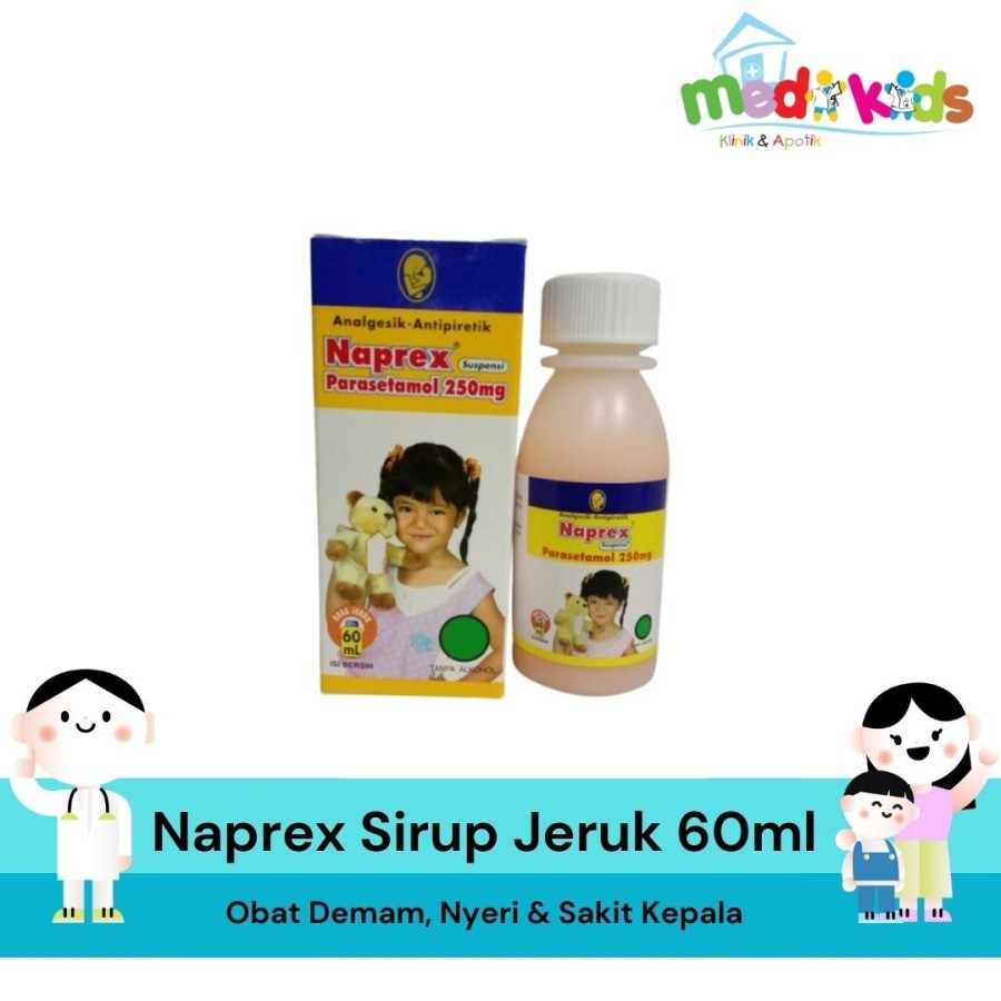 Jual Naprex Sirup 60ml dan Drop 15ml Rasa Jeruk - Obat Demam, Nyeri dan ...
