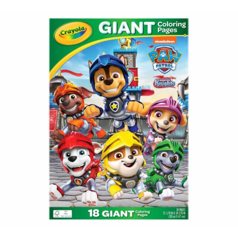 Jual (IAS) Crayola Paw Patrol Giant Coloring 18 Pages / Coloring Book