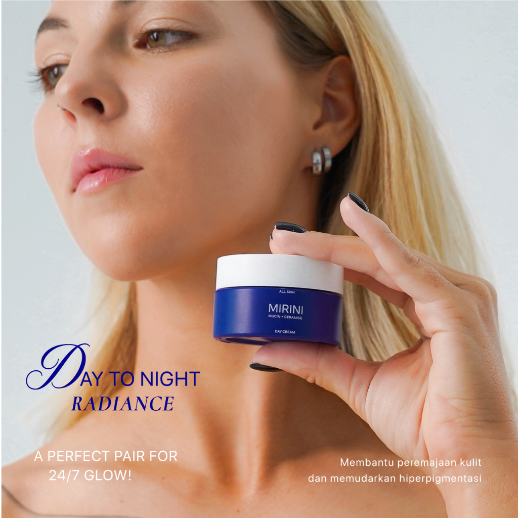 Jual MIRINI Day Moisturizer - Snail Mucin dan Ceramides Pelembab Wajah ...