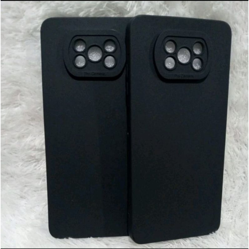 Jual SOFTCASE CASING PRO CAMERA FULL HITAM POCO X3 SILIKON CASING ...