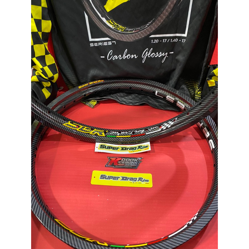 Jual Velg Super Drag Rims (SDR) Carbon 120x140 Ring 17 Original SDR ...