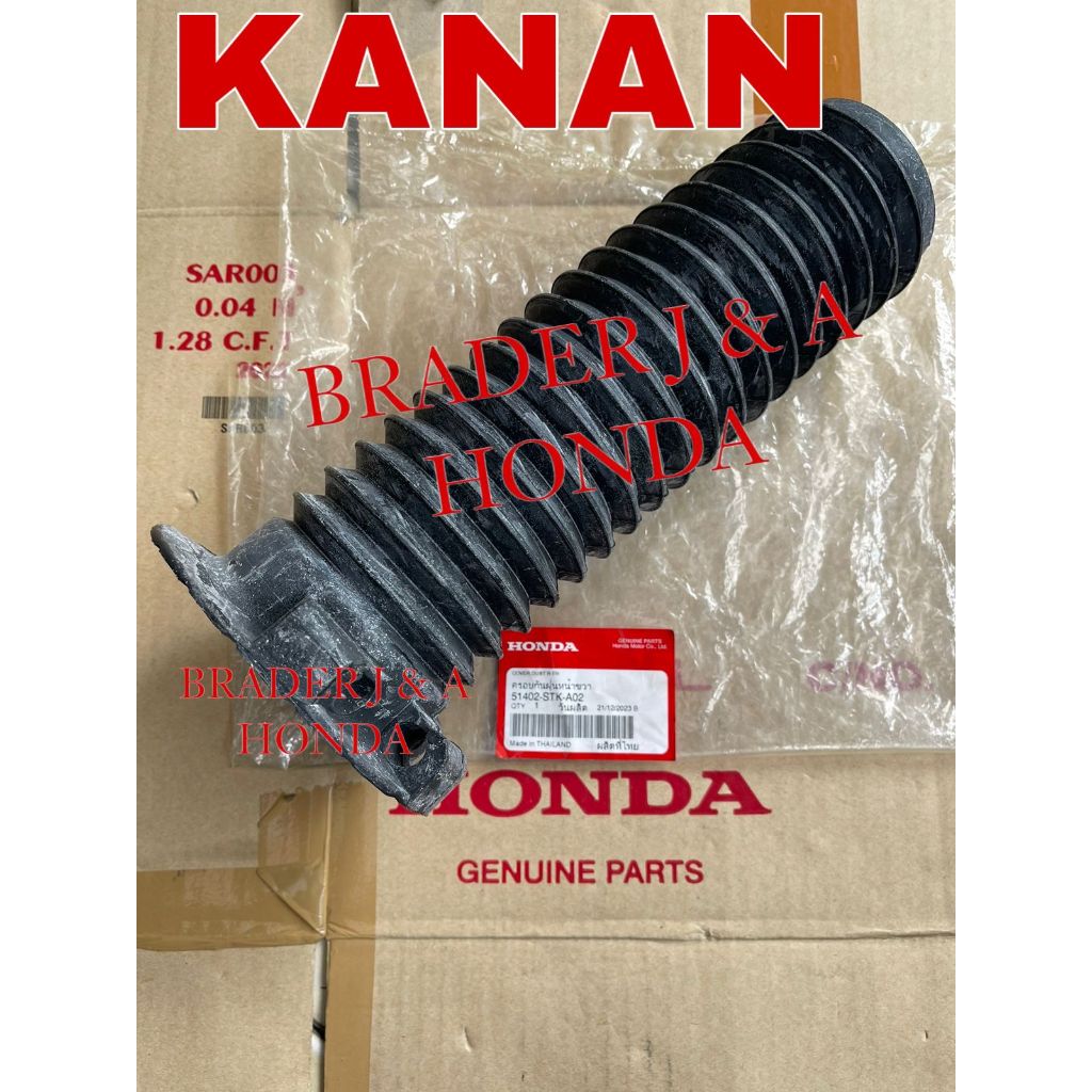 Jual TUTUP ABU SHOCKBREAKER COVER DUST DEPAN CRV GEN 3 4 RE1 RE1 RM1 ...