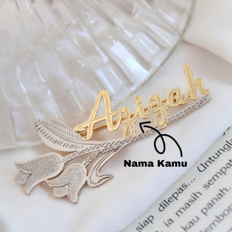 Jual bros nama Bros dan pin nama custom Nama kamu kustom kode bn27 ...