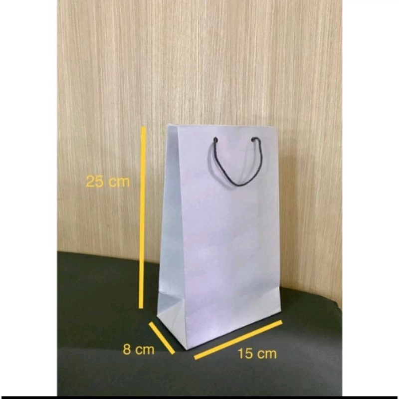 Jual La Felicia Paperbag Putih Polos Tas Kertas White Souvenir
