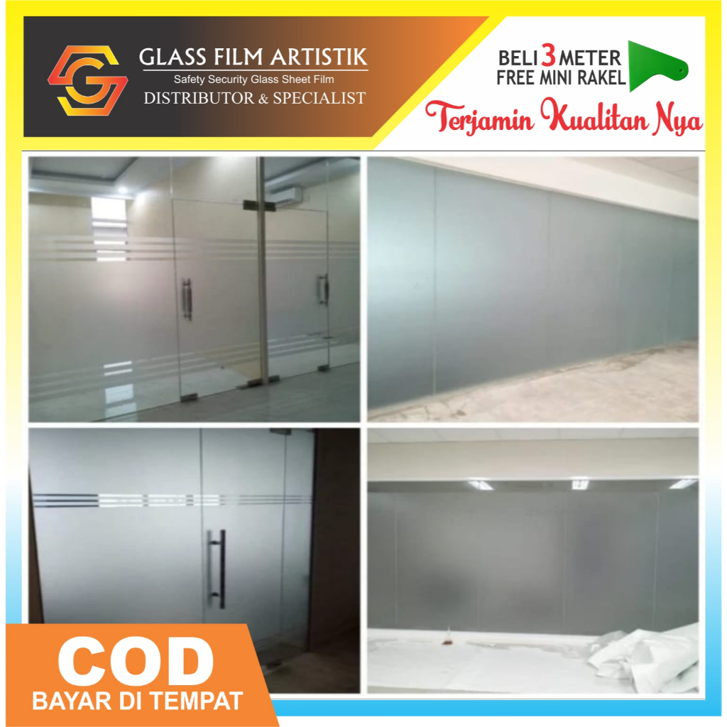 Jual sticker/stiker kaca sandblast 1 roll 50 meter | Shopee Indonesia