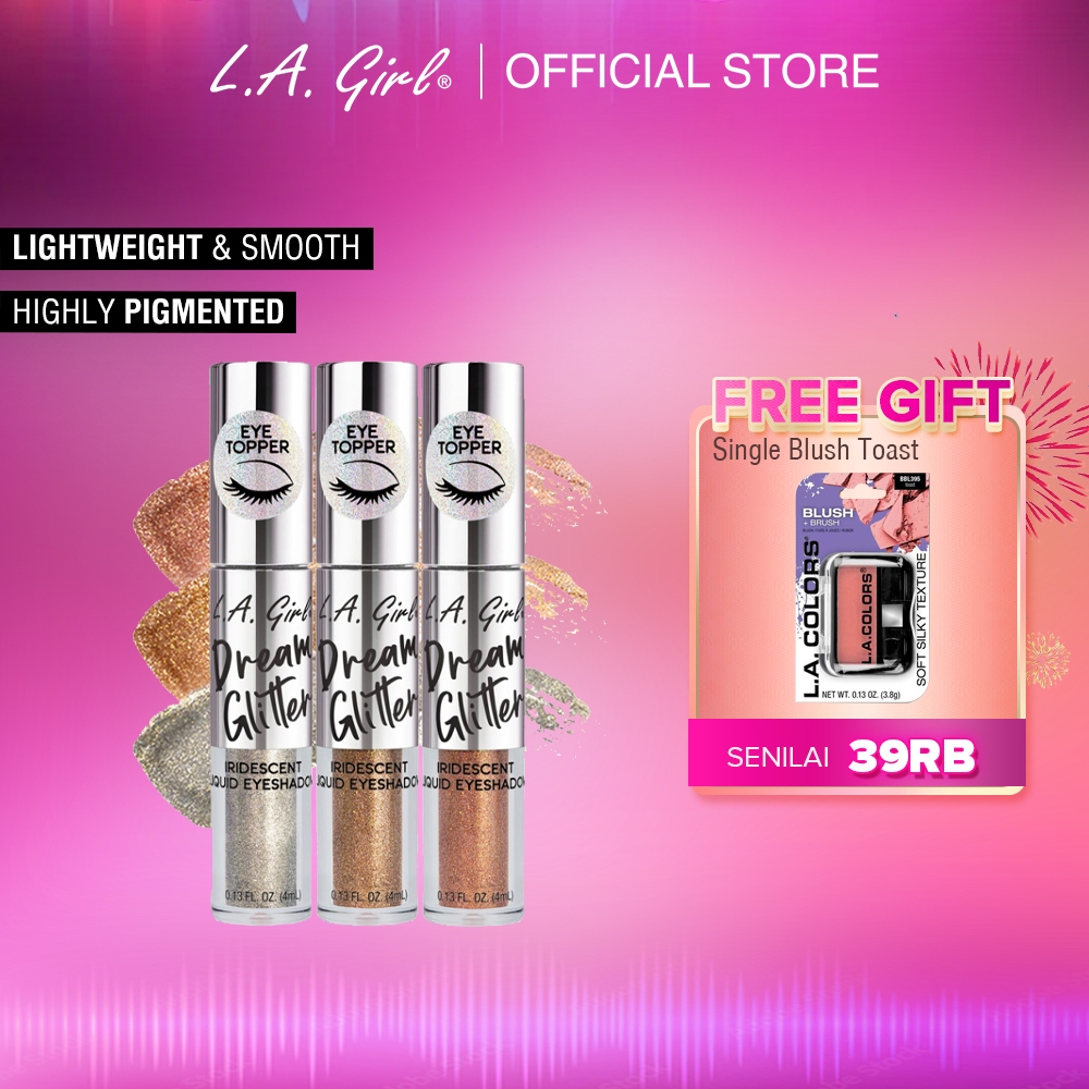 Jual LA Girl Dream Glitter Liquid Eyeshadow Shopee Indonesia