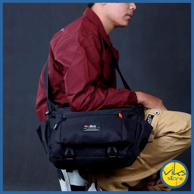 Jual Tas Selempang Pria Cowok Elbrus / Slingbag Distro / Tas Kerja
