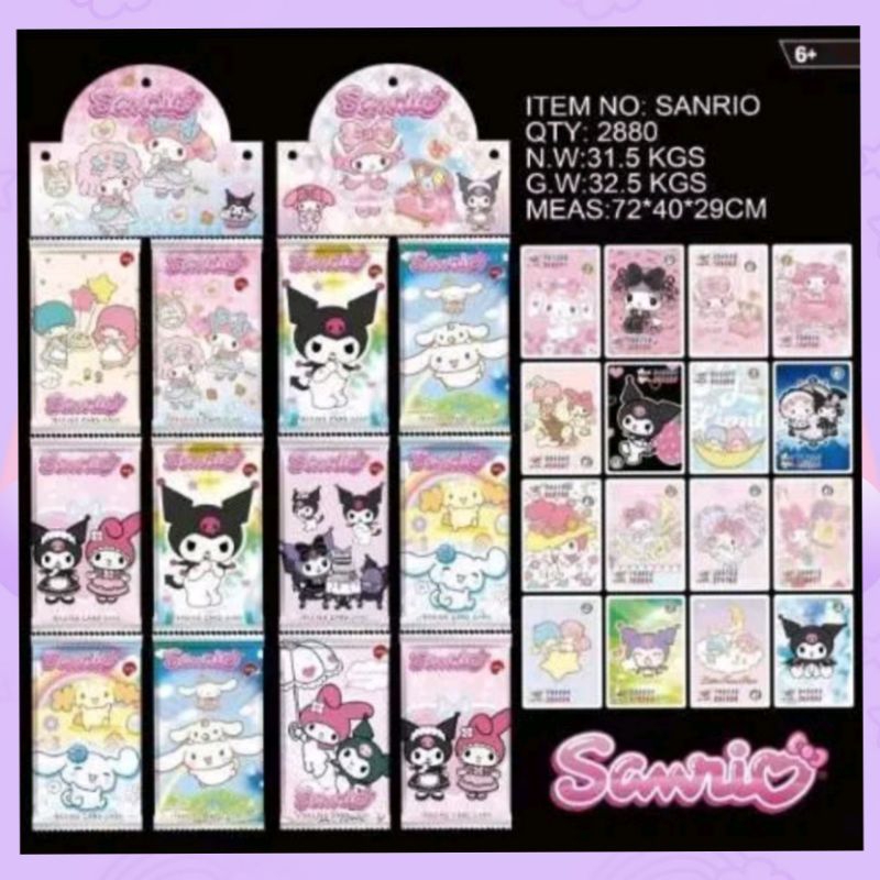 Jual LABUBU SANRIO MARIO Kartu Voil Sanrio Mainan Kartu Spesial ...