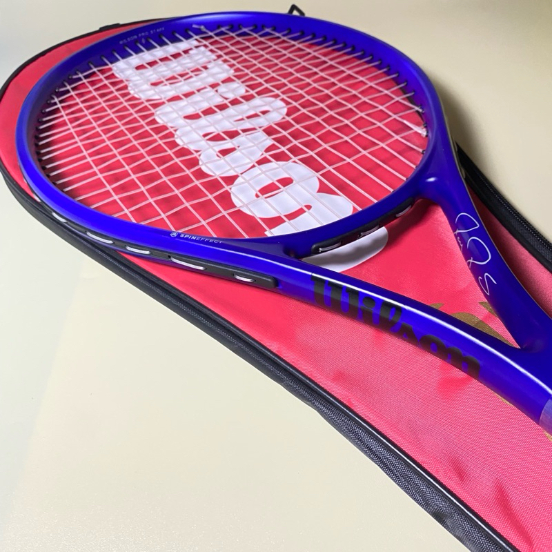 Jual RAKET TENIS WILSON BIRU TIPE PRO STAFF KOMPLIT SIAP PAKAI COCOK ...