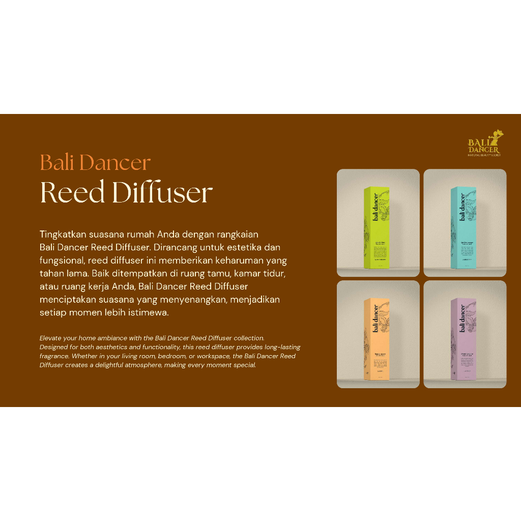 Jual Herborist Bali Dancer Reed Diffuser Pengharum Ruangan Tahan Lama ...
