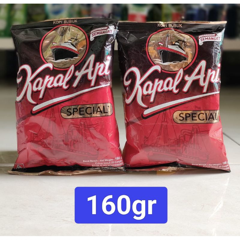 Jual KAPAL API SPECIAL KOPI BUBUK 160GR | Shopee Indonesia