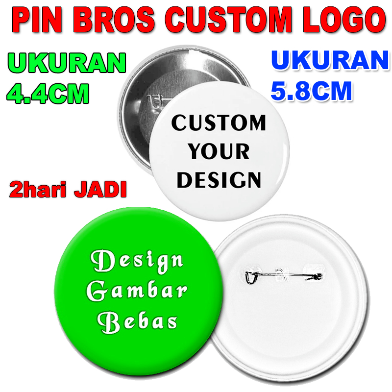Jual Cetak pin bros custom / pin baju / pin souvenir / pin promosi ...