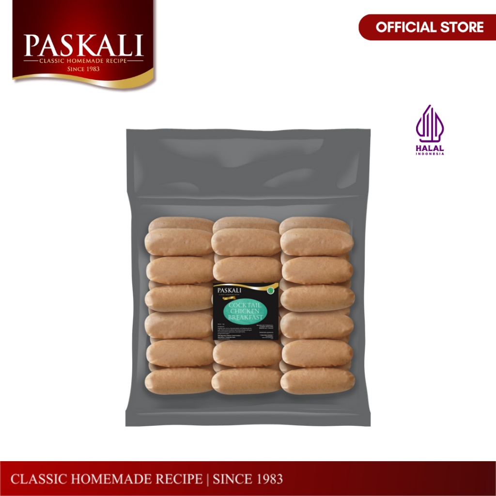 Jual Sosis Ayam Cocktail Chicken Breakfast Paskali 1000 gram | Shopee ...