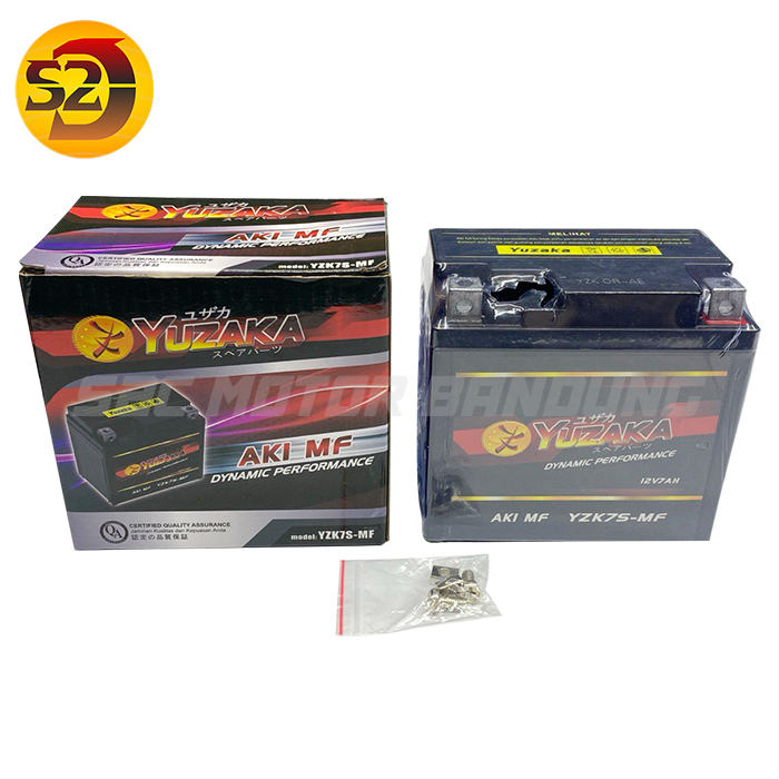 AKI BATTERE YUZAKA MOTOR VARIO 125 VARIO 150 SATRIA FU GSX AEROX 155 YZK7S-MF 12 VOLT