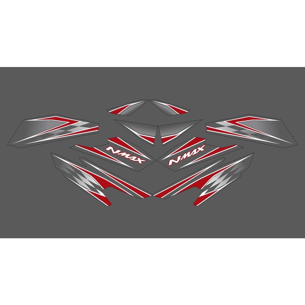 Jual Stiker Striping NMAX 155 Old Custom Racing - Striping Transparan ...