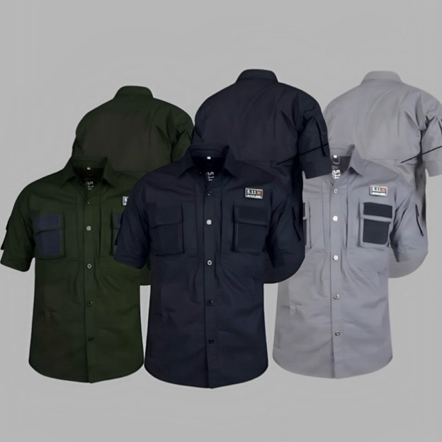 Jual Kemeja Kerja Tactical Lengan Pendek PDH | PDL Outdoor Baju Seragam ...