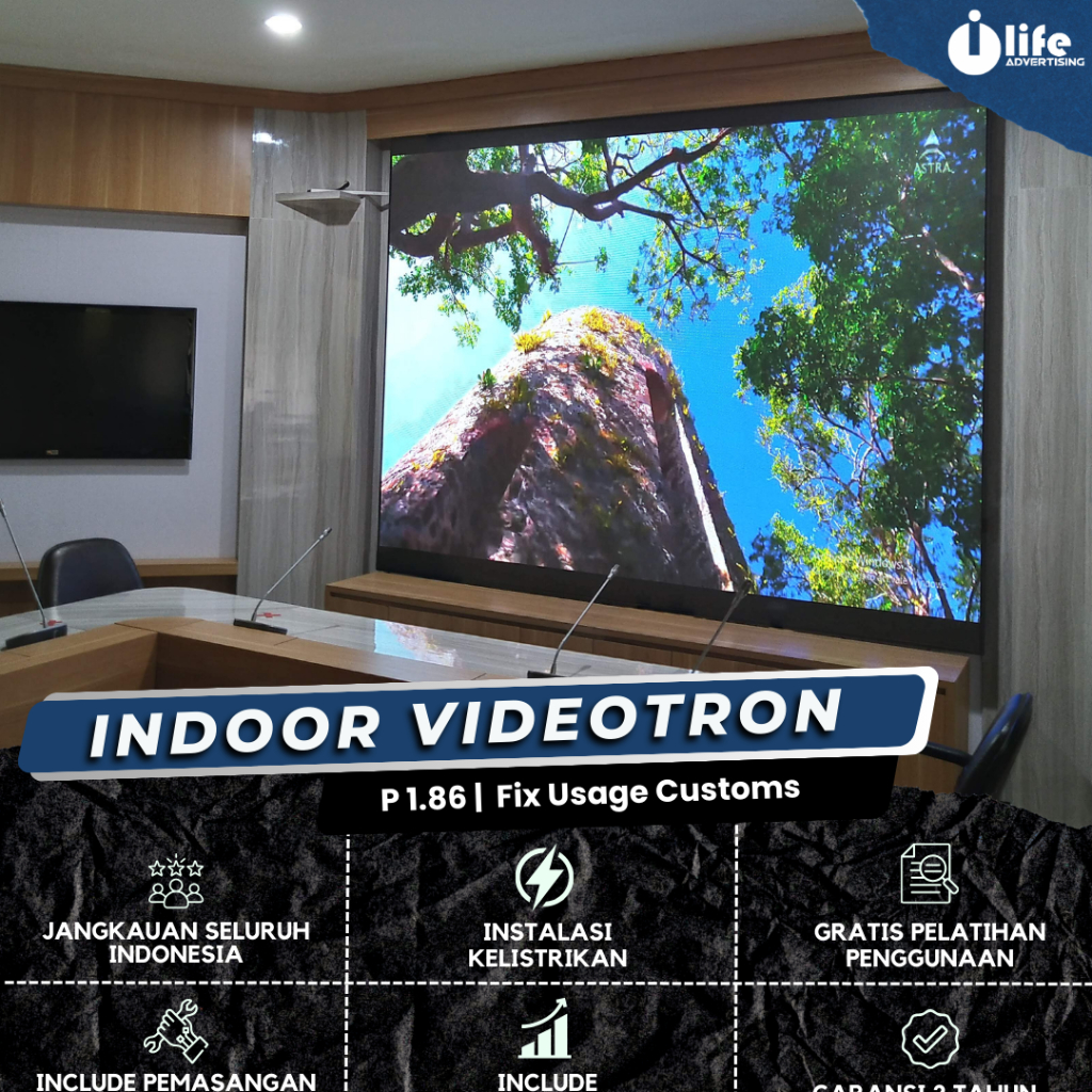 Jual LED Videotron P 1.86 Indoor Permeter Persegi | LED Screen Display ...