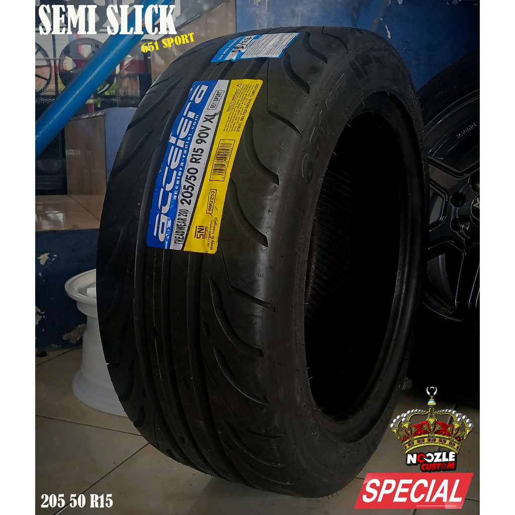 Jual Ban Mobil Semi Slick R15 Ukuran 205 50 R15 Ban Luar Tubles ...