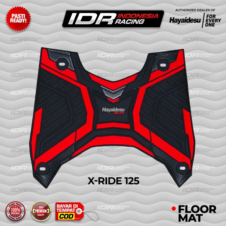 Jual Karpet Motor Xride 125 Hayaidesu Alas Kaki Pijakan Floor Mat Anti ...