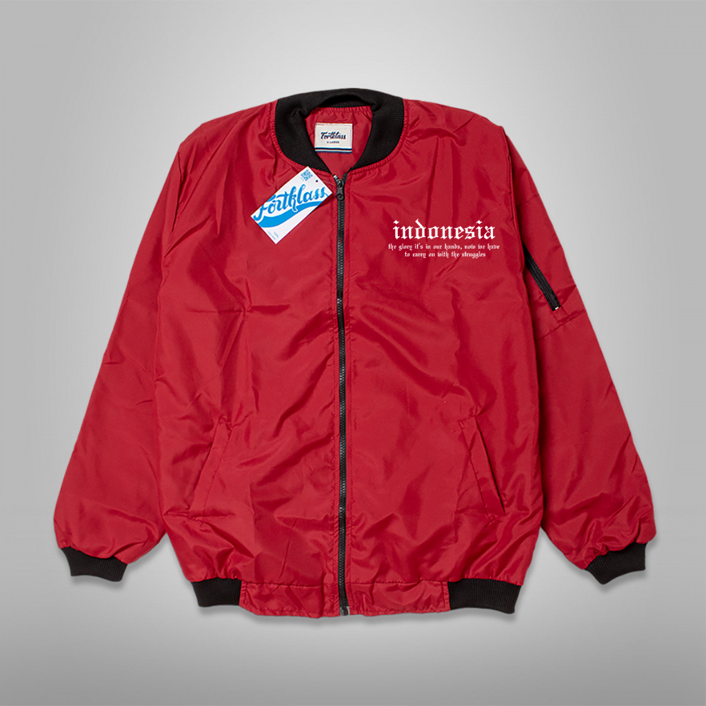 Jual FortKlass Gafi CULTURE Jaket Bomber Polos Sablon Pria Variasi ...
