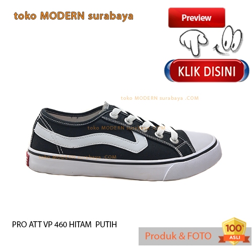 Jual PRO ATT VP 460 HITAM PUTIH sepatu pria sepatu sekolah - Main Image