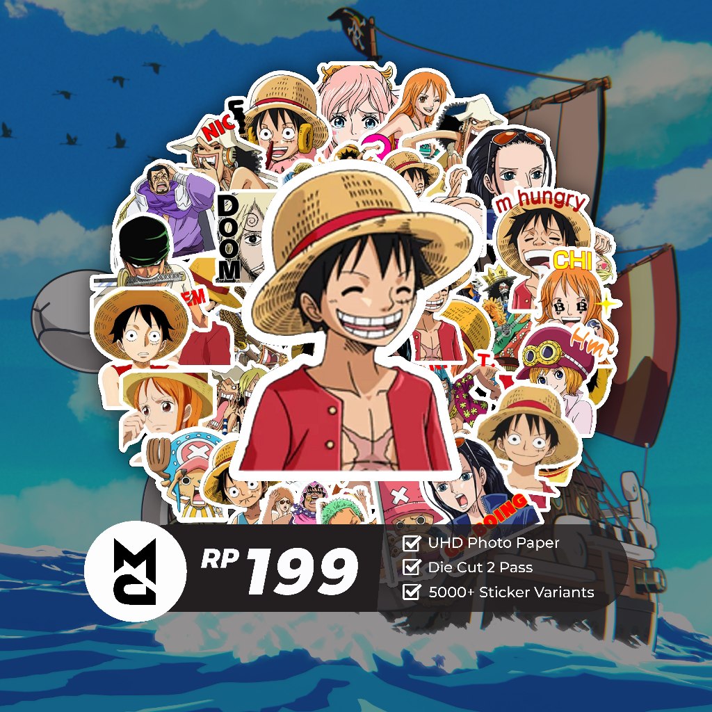 Jual Stiker Sticker Anime One Piece #2 | Stiker Aesthetic Sticker Lucu ...