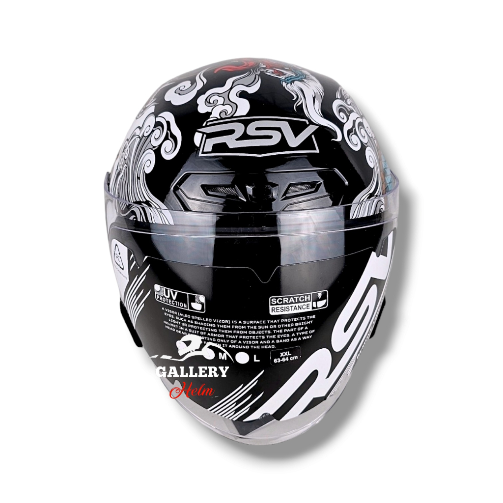 Jual HELM RSV WINDTAIL RYUJIN | HELM RSV HALF FACE | Shopee Indonesia