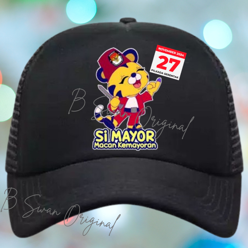 Jual Topi Jaring Jala Hat Trucker Maskot Pilkada Serentak 2024 DKI ...