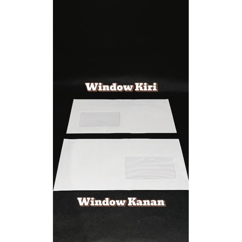 Jual AMPLOP PUTIH JENDELA KIRI / AMPLOP WINDOW NO.90 JPLUS BIRU ...