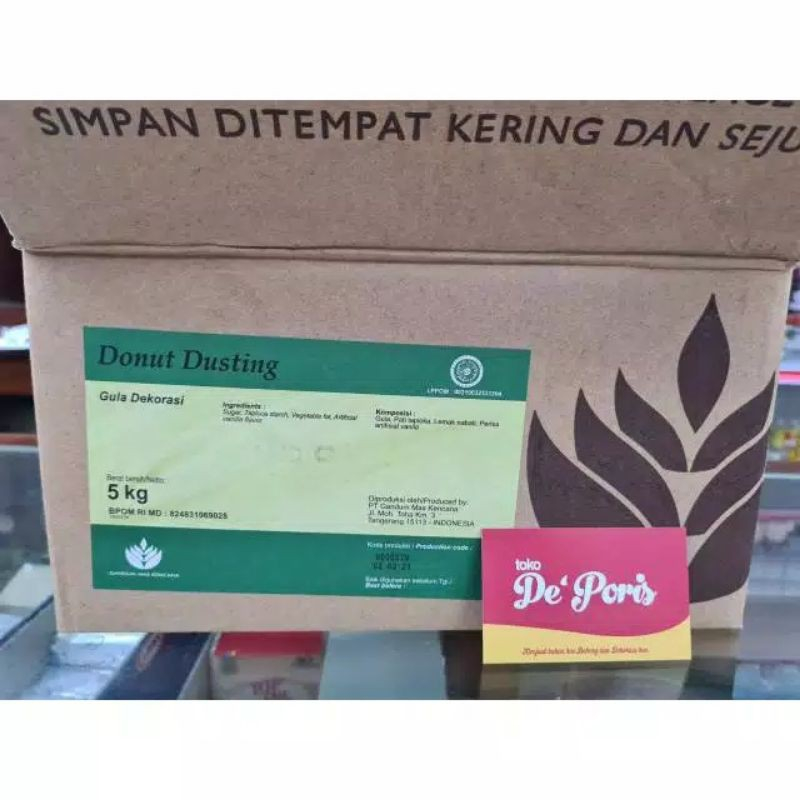 Jual Donut Dusting / gula donut / gula dingin 5kg | Shopee Indonesia