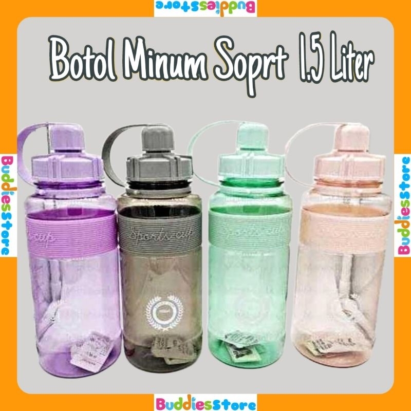 Jual [COD] BOTOL MINUM SPORT CUPS JUMBO B073 1500ML | Shopee Indonesia