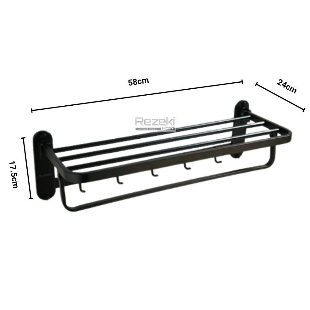 Jual Rak Handuk Stainless Sus304 - Model Lipat - Gantungan Handuk ...