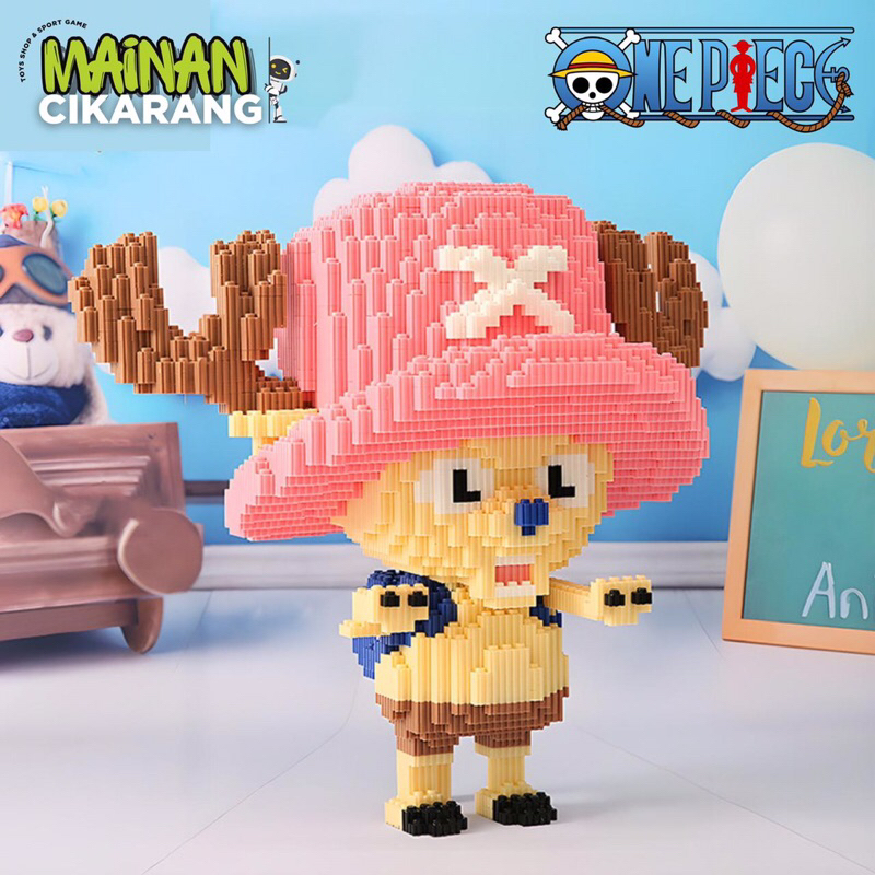 Jual ONE PIECE TONY CHOPPER - NANO BLOCK BRICK 3D - MODEL KARAKTER ...