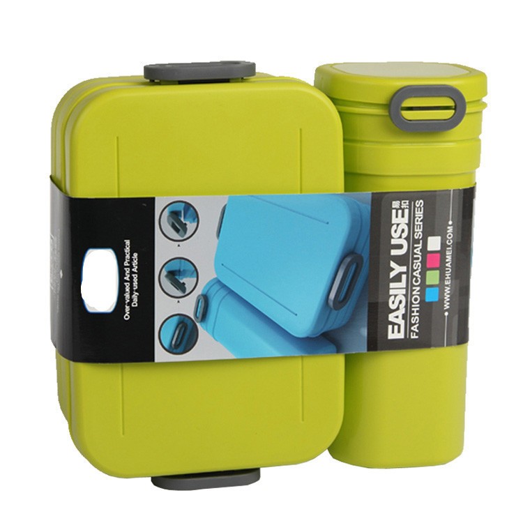 Jual KOTAK MAKAN / TEMPAT MAKAN BENTO LUNCHBOX 5 SKAT BPA FREE USELY ...