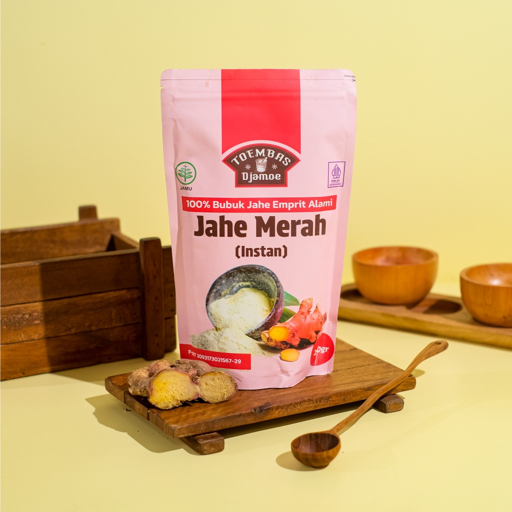 Jual Toembas Djamoe - Jamu Jahe Merah instan 250 gram | Shopee Indonesia