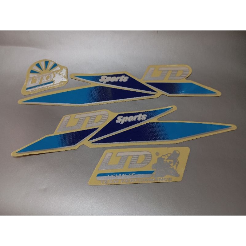 Jual stiker helm LTD (biru) | Shopee Indonesia