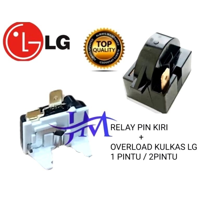 Jual RELAY PTC OVERLOAD ORIGINAL KULKAS MEREK LG 1 PINTU DAN 2 PINTU ...