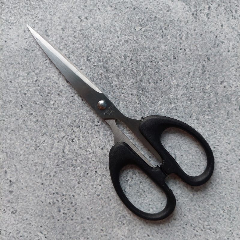 Jual Gunting Scissors Stainless Steel Gunting Kertas Gunting Bahan Kain ...