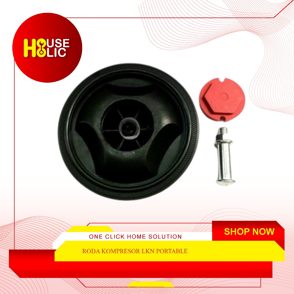 Jual Sparepart Roda Kompresor LKN Portable 1-2 HP / Kompressor Angin 1 ...
