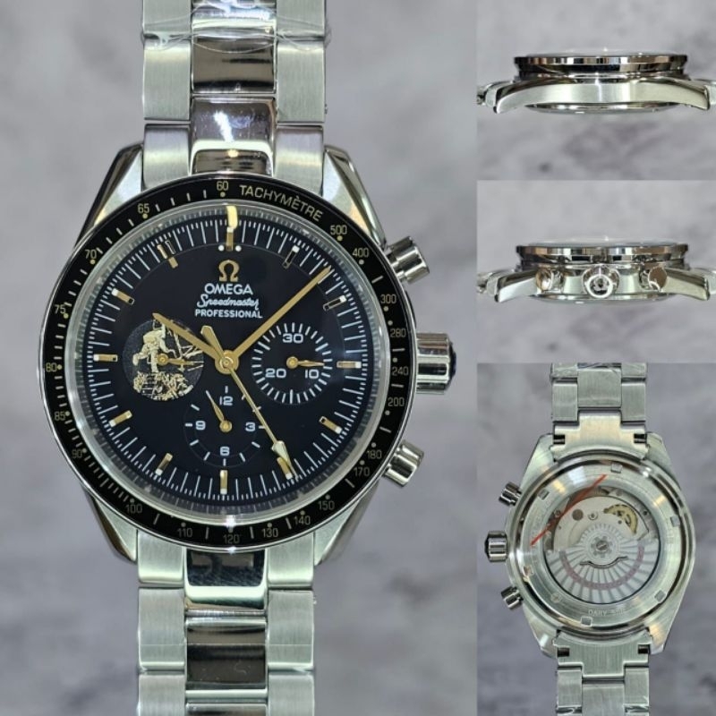 Jual Jam tangan Automatic OMG Speedmaster Apollo 11 50th