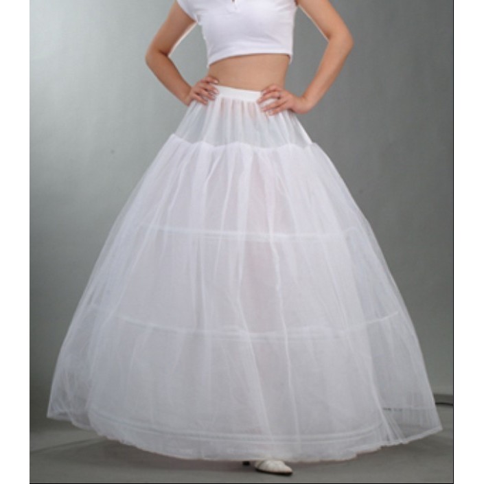 Jual 4 Rings Rok Petticoat for wedding Ball Gown Dia 100cm | Shopee ...