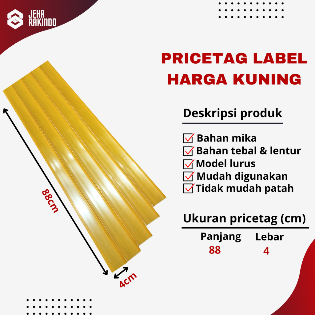 Jual Price tag label harga price tag rak gondola price tag rak ...