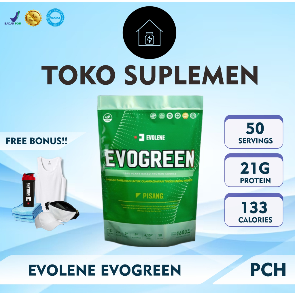 Jual EVOLENE EVOGREEN POUCH 50 SERVINGS - WHEY PROTEIN 50S | Shopee ...