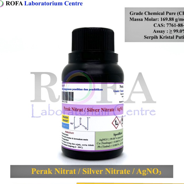 Jual Special Perak Nitrat Silver Nitrate Perak I Nitrat AgNO3 99 1 Gram ...